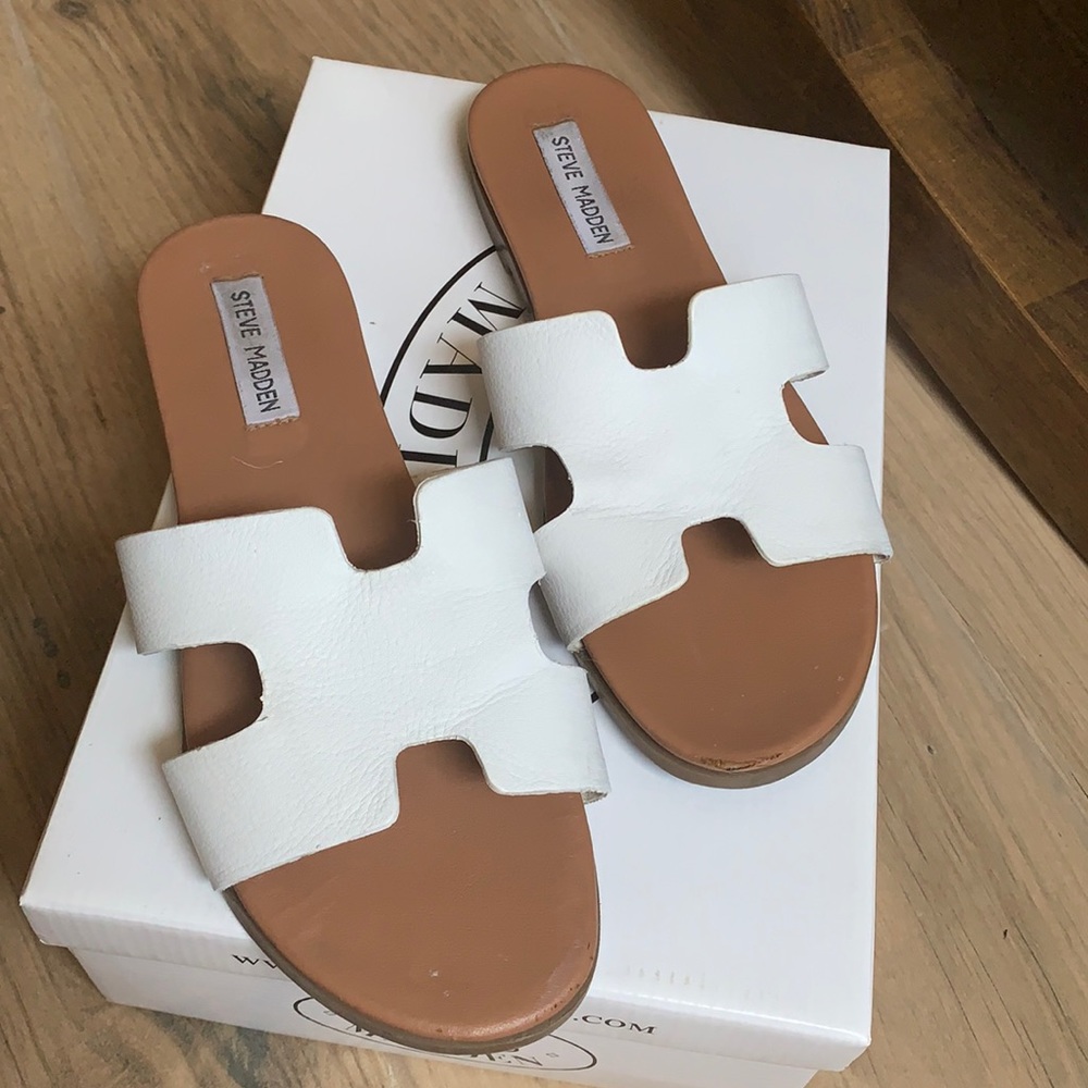 Steve Madden Dariella Leather Sandalls 8M